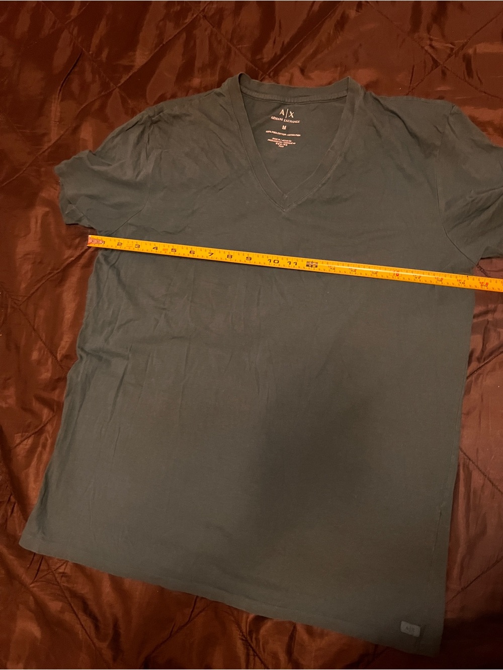 A/X Armani Exchange Men's V-Neck Tee — medium